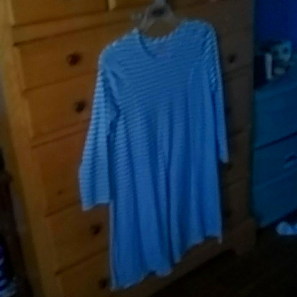 A striped dress